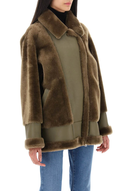 Shearling Jacket  - Khaki