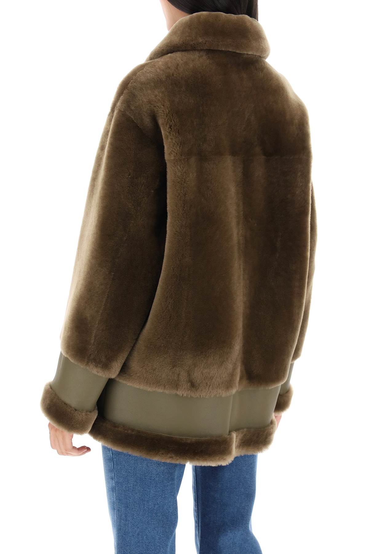 Shearling Jacket  - Khaki