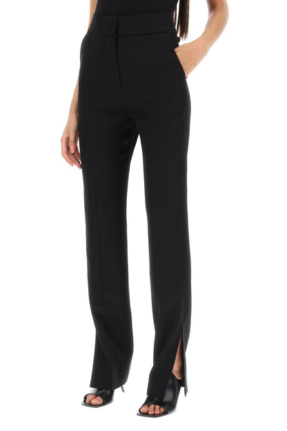 'le Pantalon Tibau' Slit Pants  - Nero