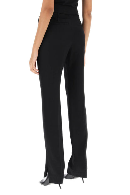 'le Pantalon Tibau' Slit Pants  - Nero