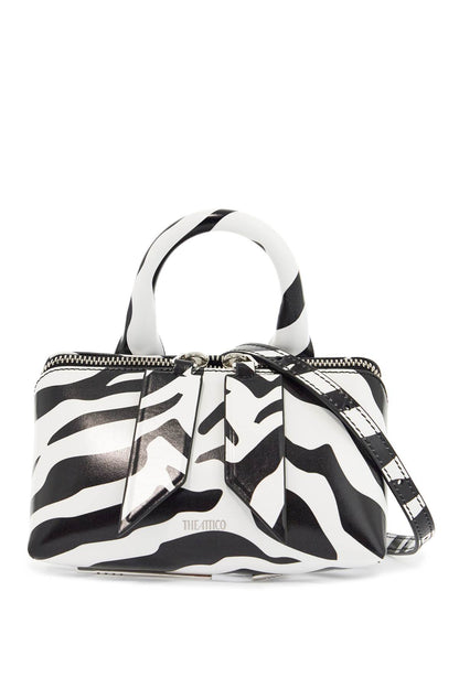 Mini Bag Friday Black And White Animal Print In Calfskin  - White