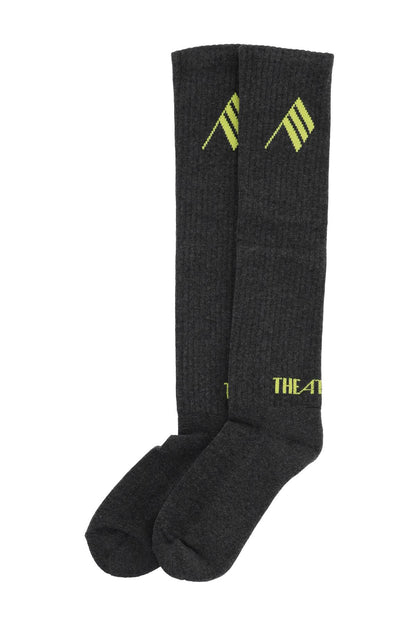 Logo Short Sports Socks  - Grigio