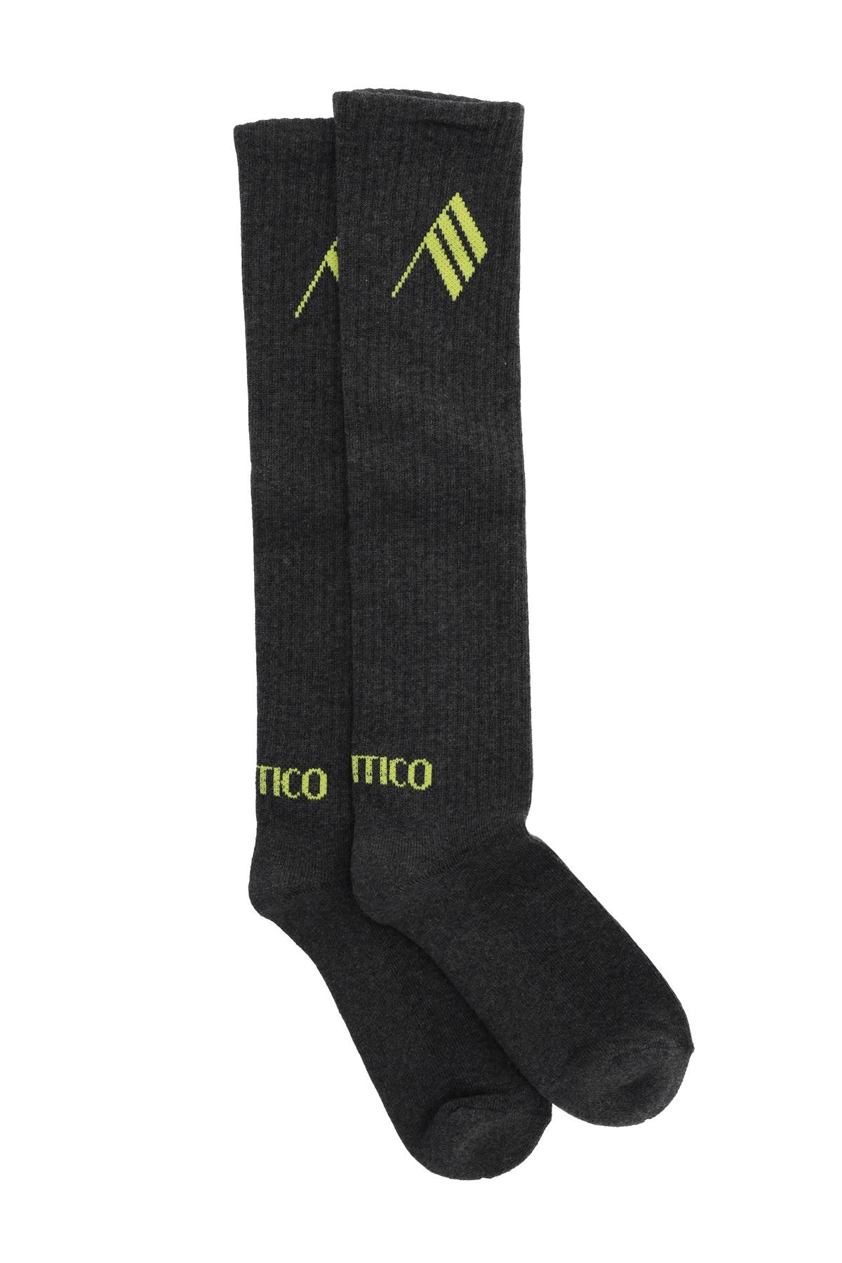 Logo Short Sports Socks  - Grigio