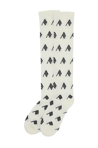 Logo Short Sports Socks  - Beige