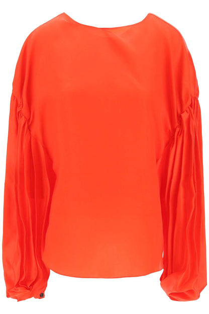 "quico Blouse With Puffed Sleeves  - Red