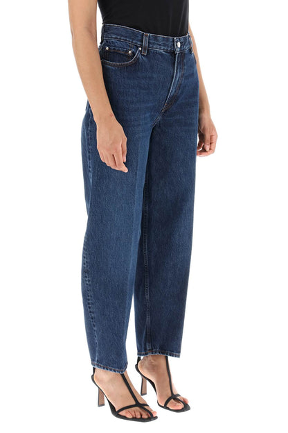 Wide Tapered Jeans  - Blu