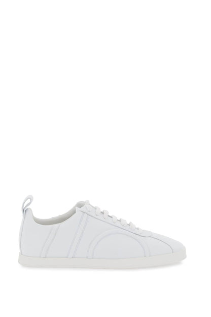 Leather Sneakers  - White