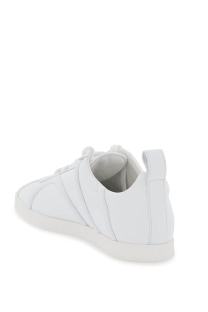 Leather Sneakers  - White