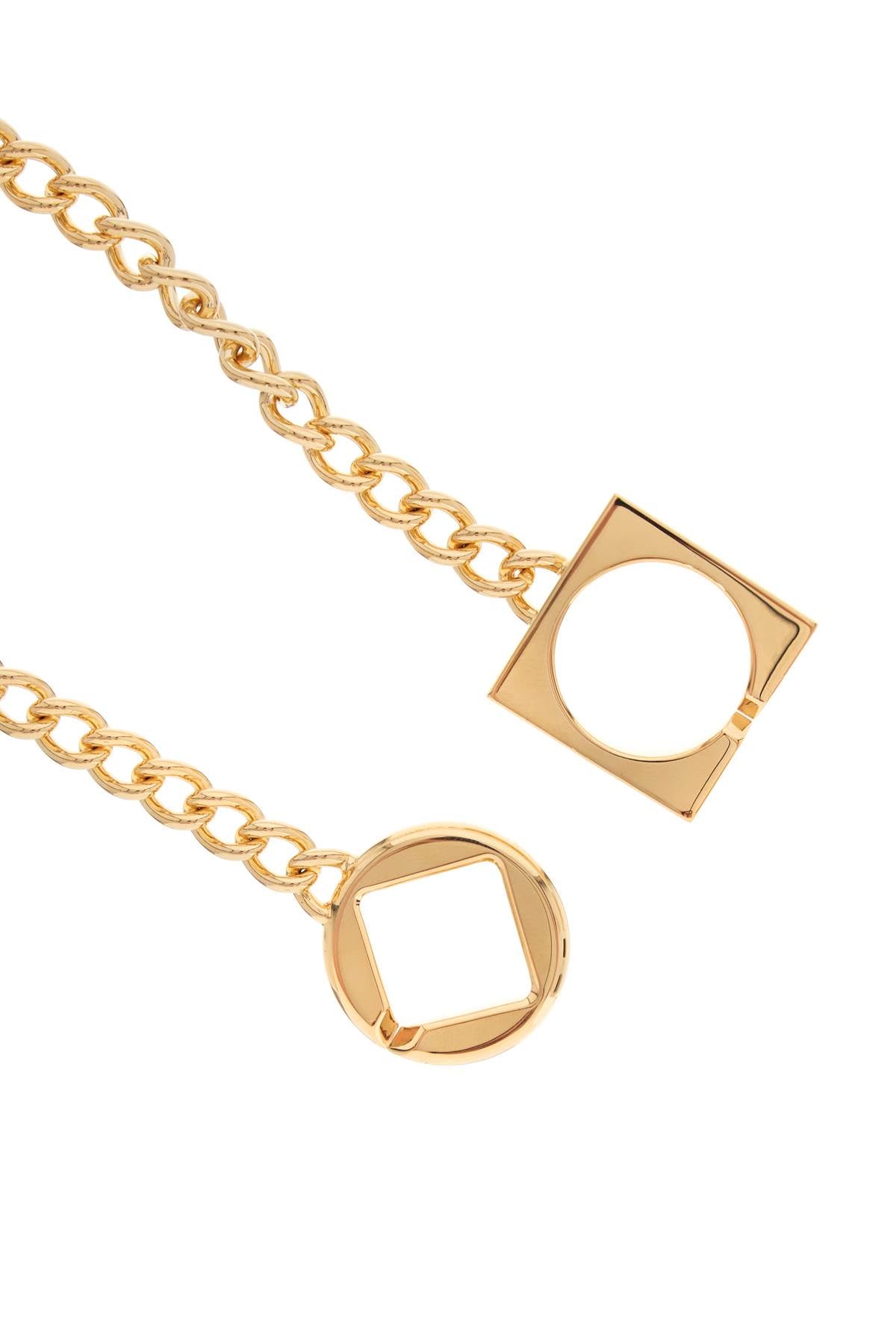 Necklace 'the Round Square  - Gold