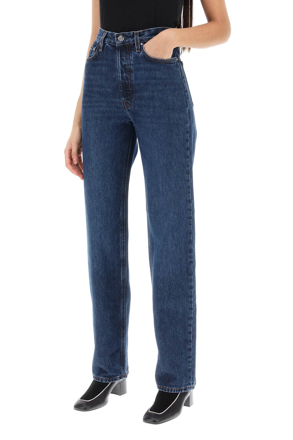 Organic Denim Classic Cut Jeans  - Blue