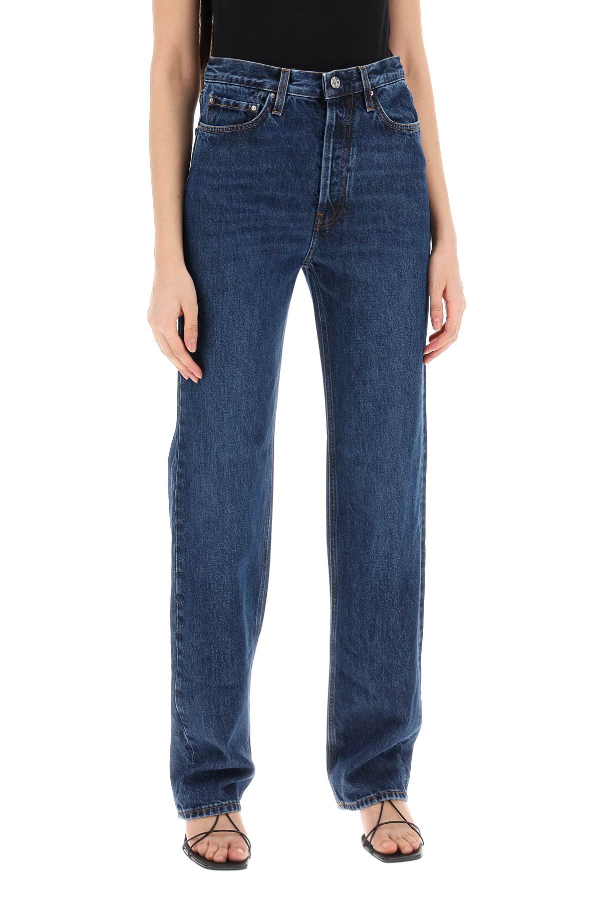 Organic Denim Classic Cut Jeans  - Blue