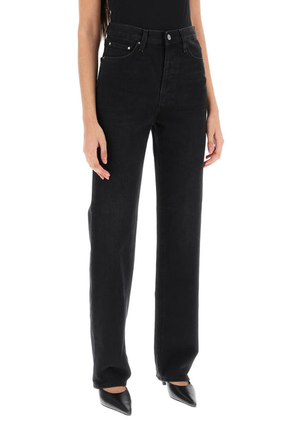 Organic Denim Classic Cut Jeans  - Black