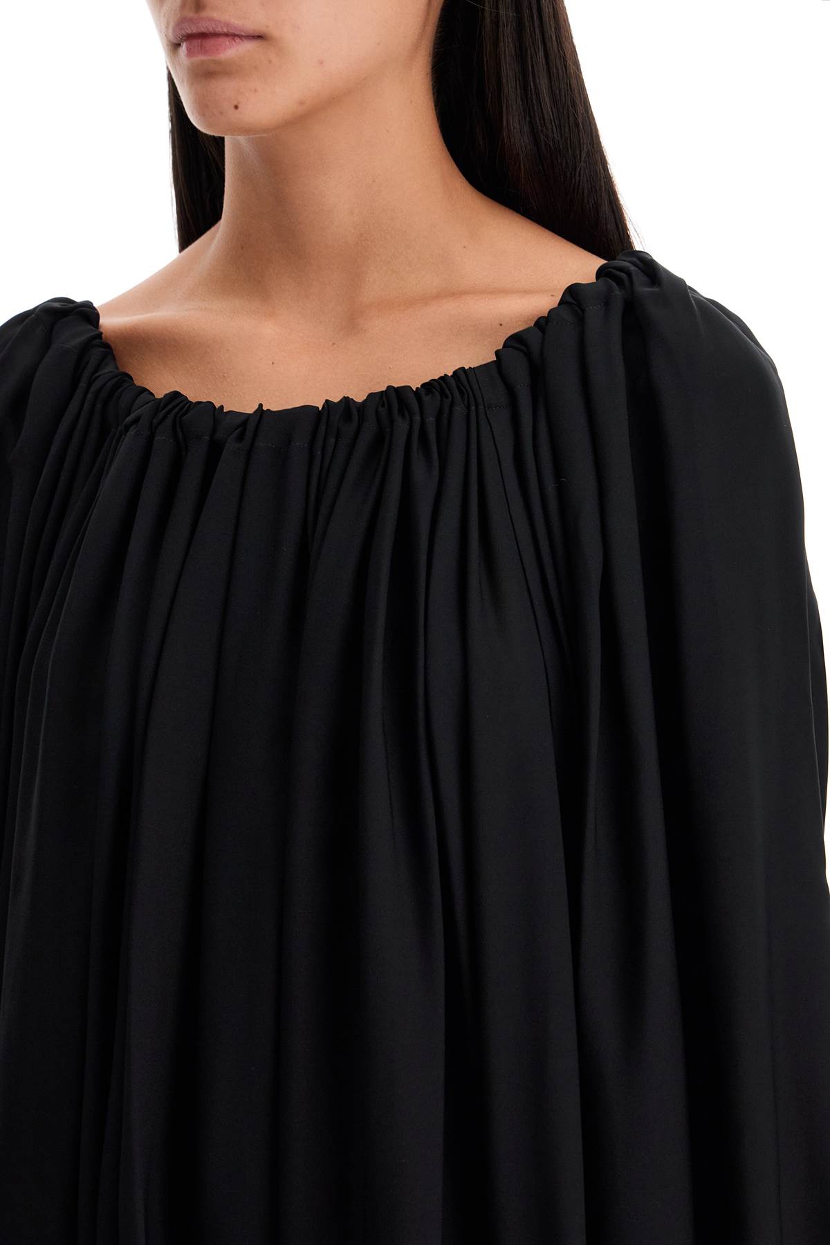 A\n\nsilk Maxi Top Set In  - Black