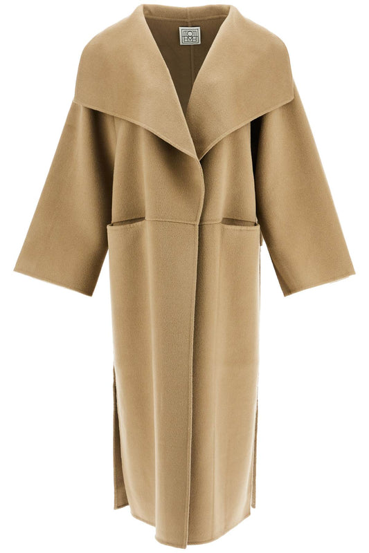 Signature Wool-cashmere Coat  - Beige