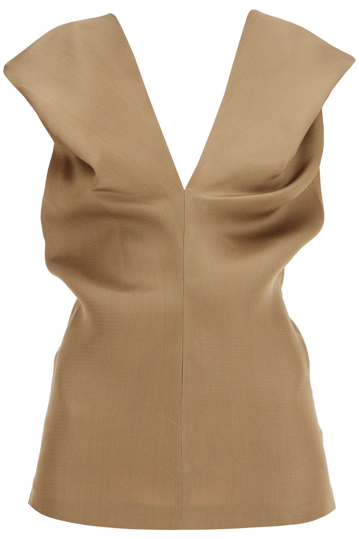 "silk Gazar Top Set  - Khaki