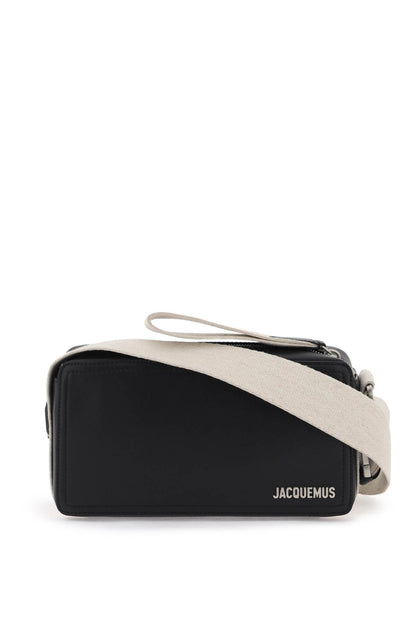 Le Cuerda Horizontal Crossbody Bag  - Black