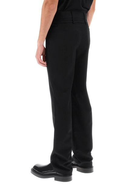 Le Pantalon Disgreghi Belted Pants  - Nero