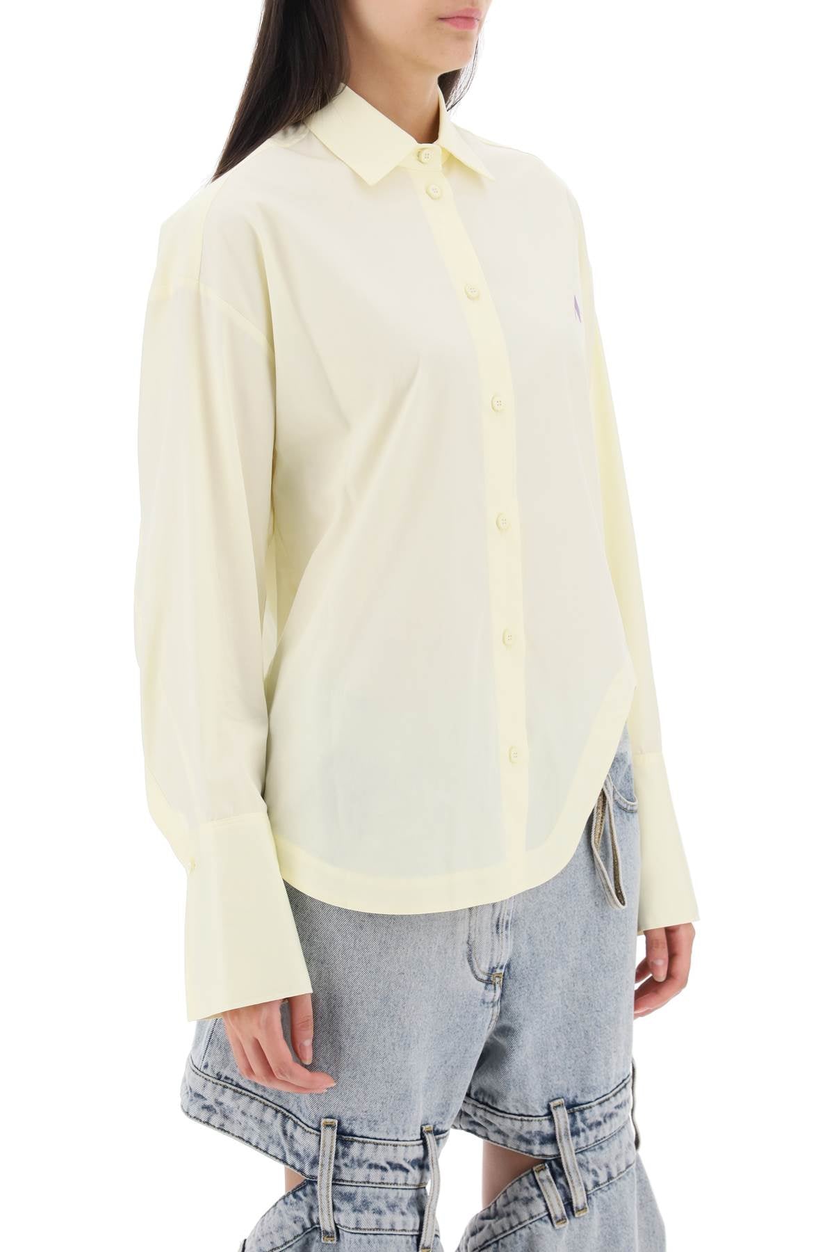 Eliza Cotton Shirt  - Yellow