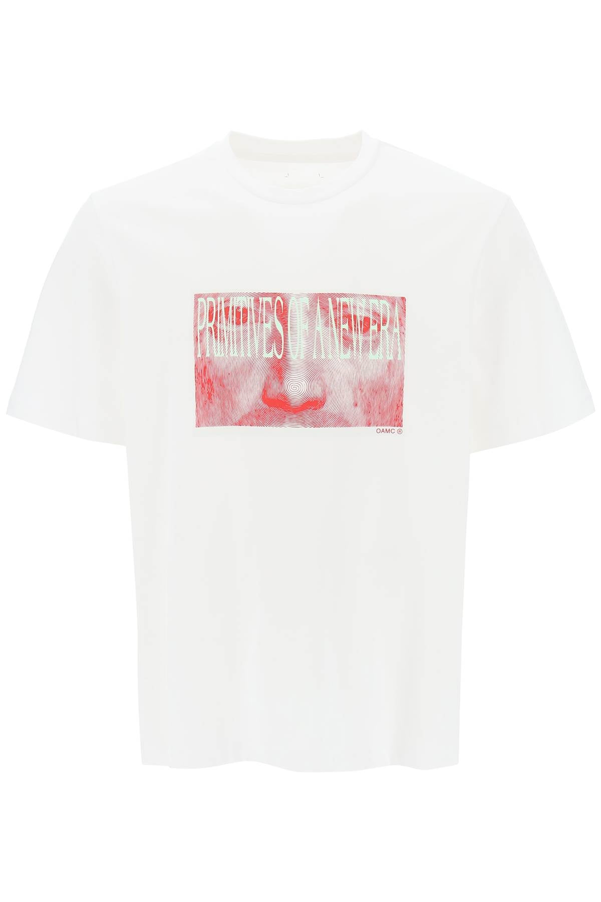 'albrecht' T-shirt With Print  - Bianco