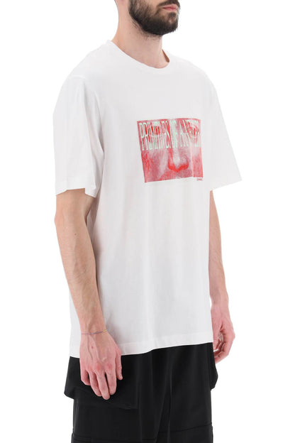 'albrecht' T-shirt With Print  - Bianco