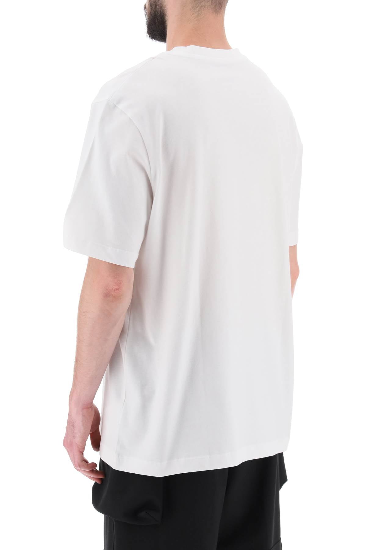 'albrecht' T-shirt With Print  - Bianco