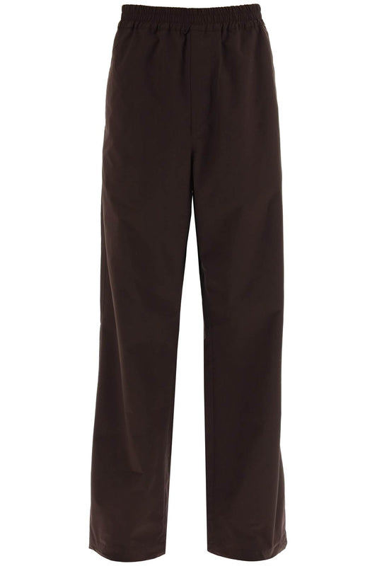 'dome' Straight Cut Pants  - Marrone