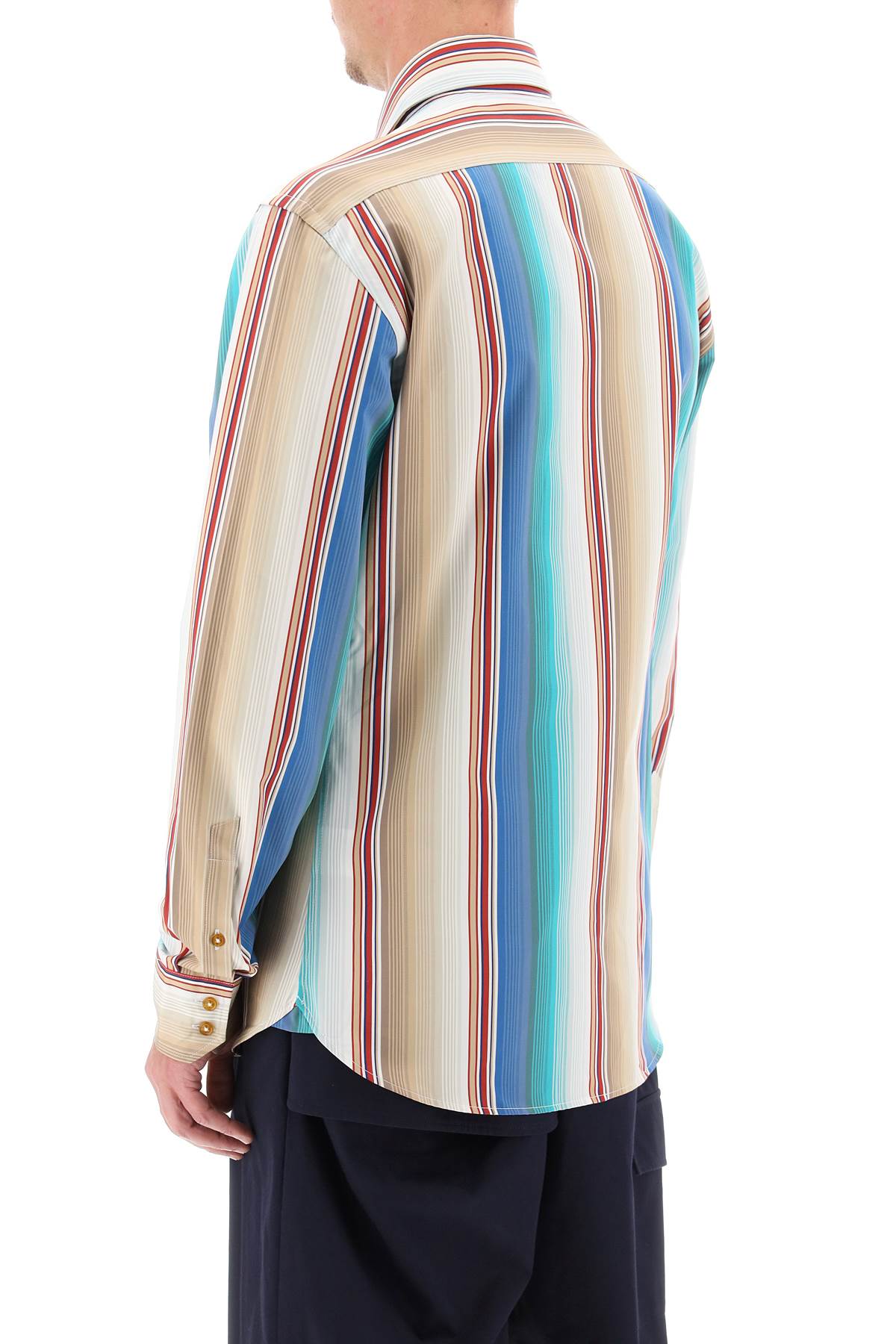 Striped Ghost Shirt  - Multicolor