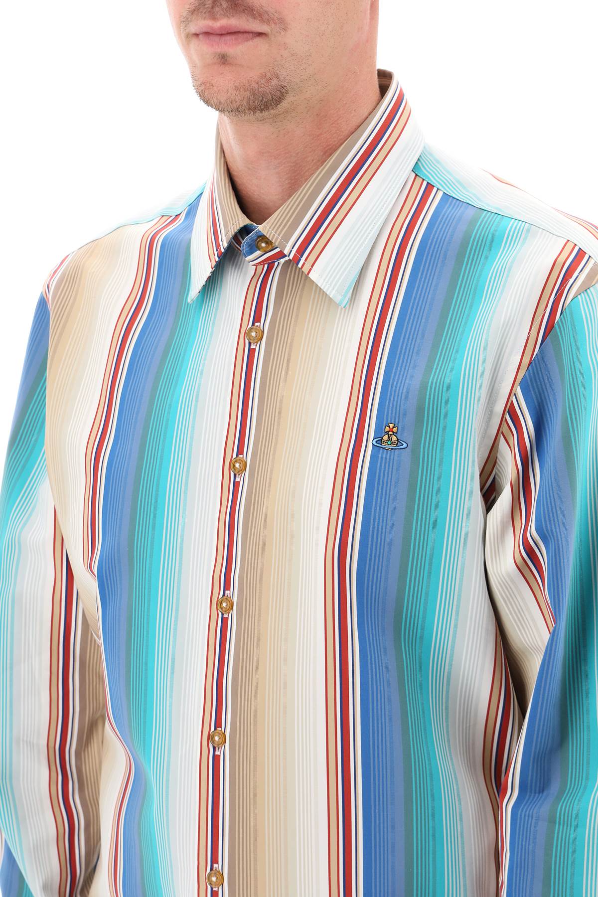 Striped Ghost Shirt  - Multicolor