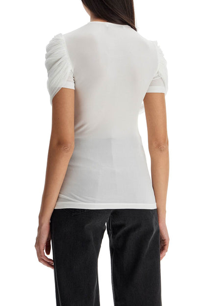 "sonora Top With Draped  - White