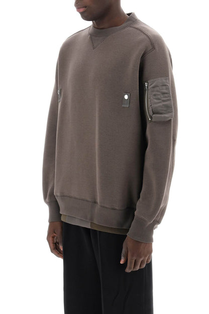 Double Hem Sweatshirt  - Grey