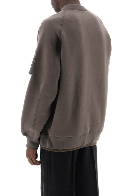 Double Hem Sweatshirt  - Grey