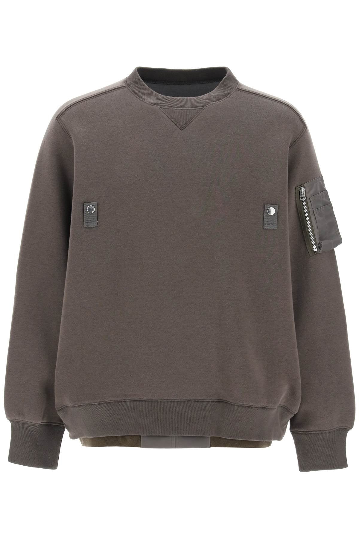 Double Hem Sweatshirt  - Grey