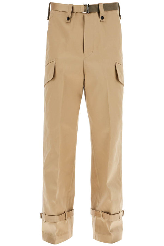 Cotton Chino Pants For  - Beige