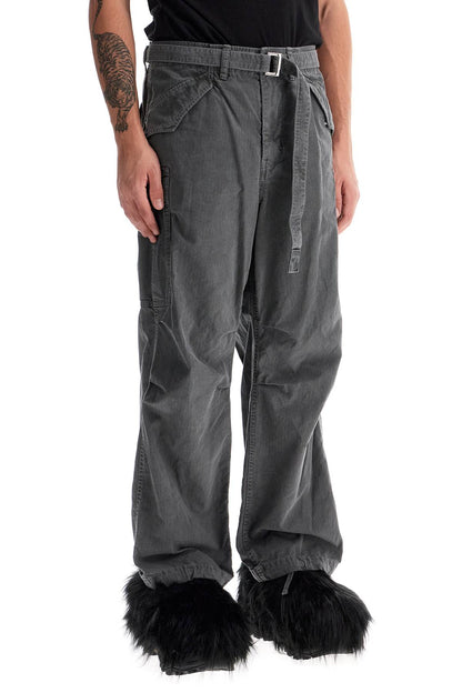 Ripstop Cargo Pants In  - Grey