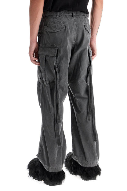 Ripstop Cargo Pants In  - Grey