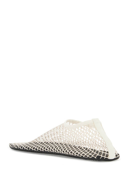 Mesh Ballet Flats For Women  - White