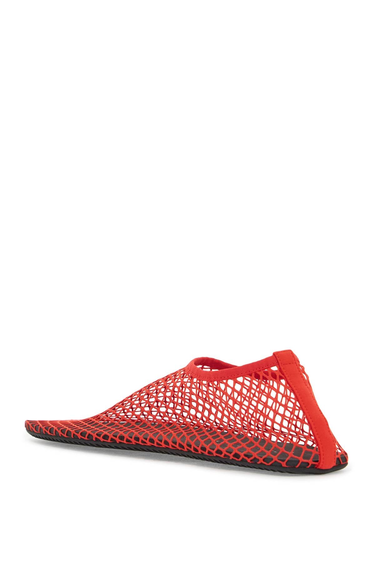 Mesh Ballet Flats For Women  - Red