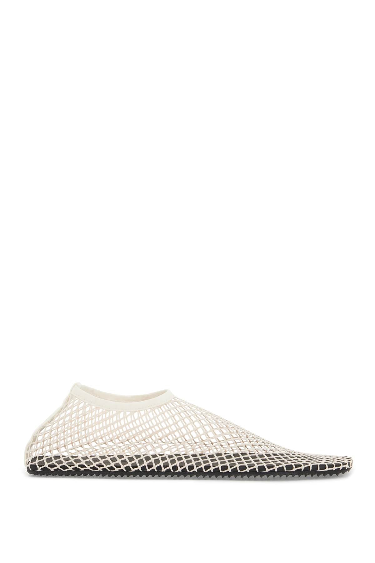 Mesh Ballet Flats For Women  - White