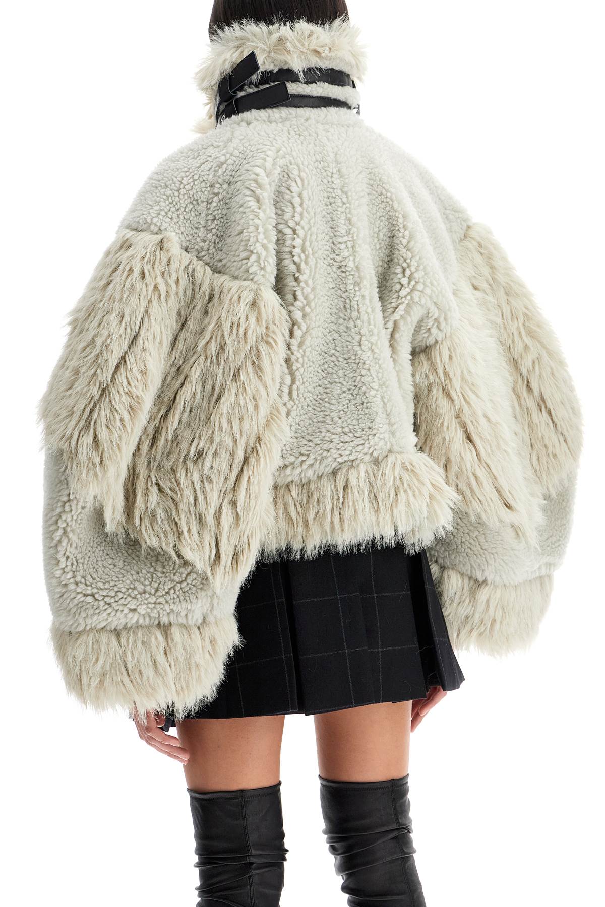 Shearling Effect Bl  - Grey