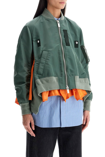 In Pelle\n\nnylon Bomber Jacket  - Khaki