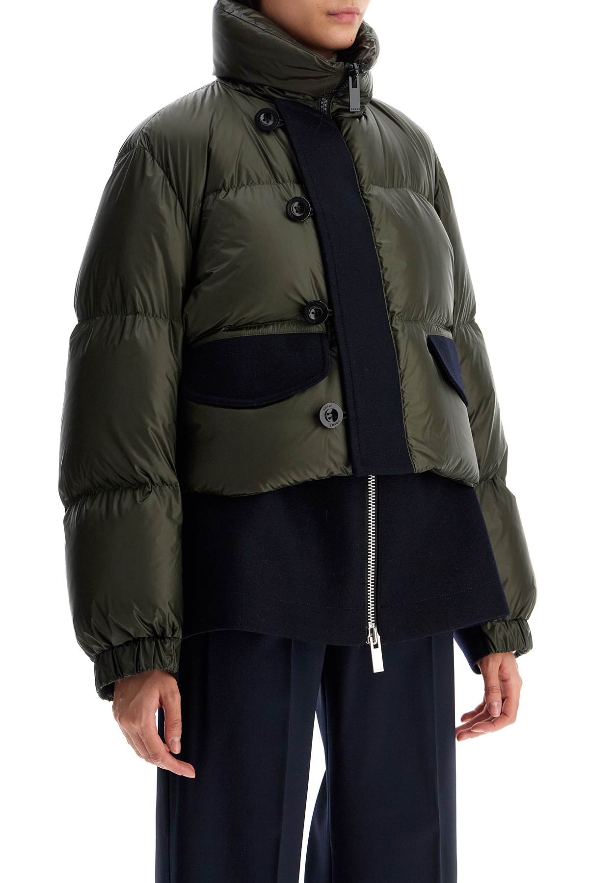 Di Pizzo  Short Down Jacket  - Khaki