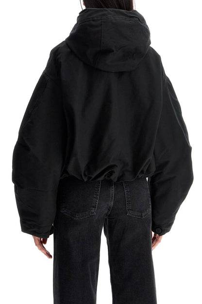 Short Caraco Parka Jacket '  - Black