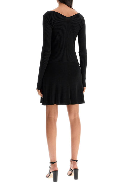 Knit Dress 'the Mini Robe Pr  - Black