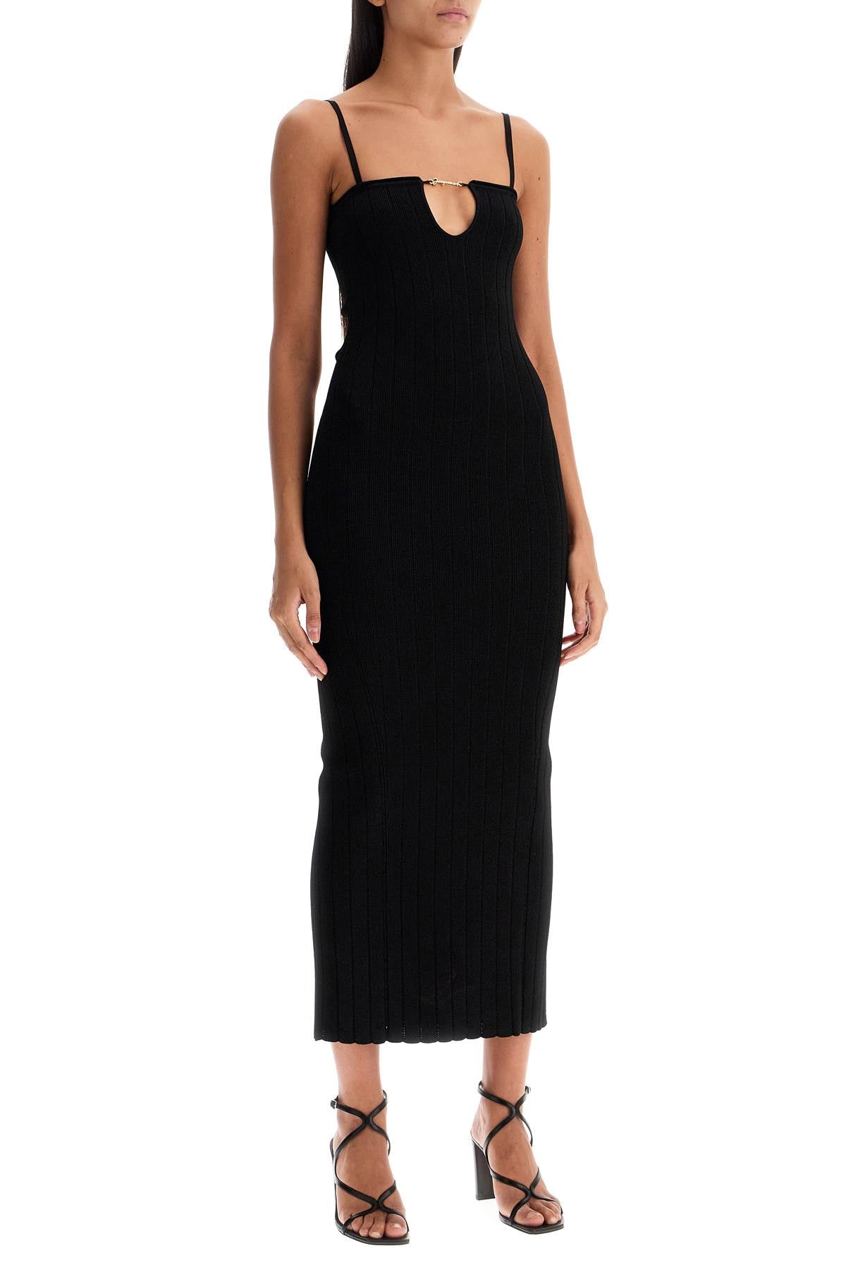 Midi Dress 'the Sierra Bretelles  - Black