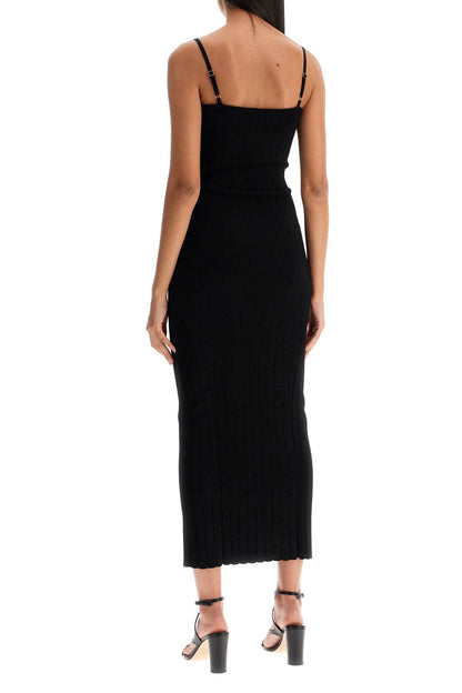 Midi Dress 'the Sierra Bretelles  - Black