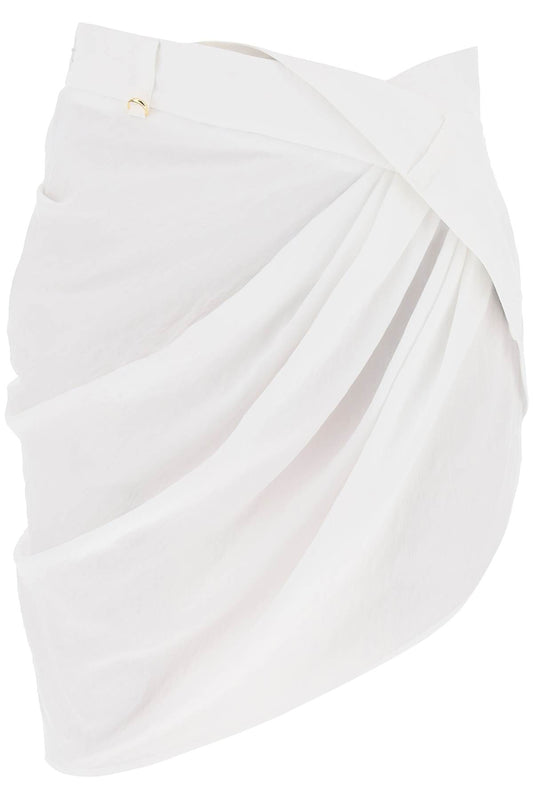 'la Mini Jupe Saudade' Mini Skirt  - White