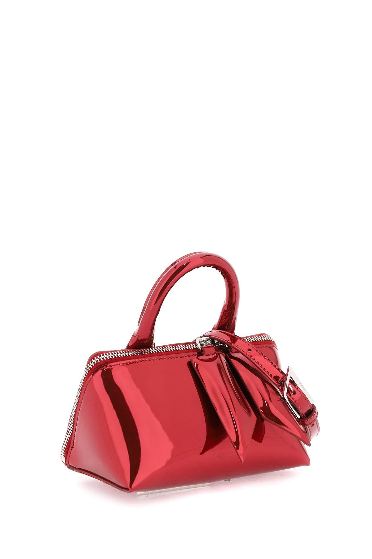 Mirror-effect Friday Mini Bag  - Red