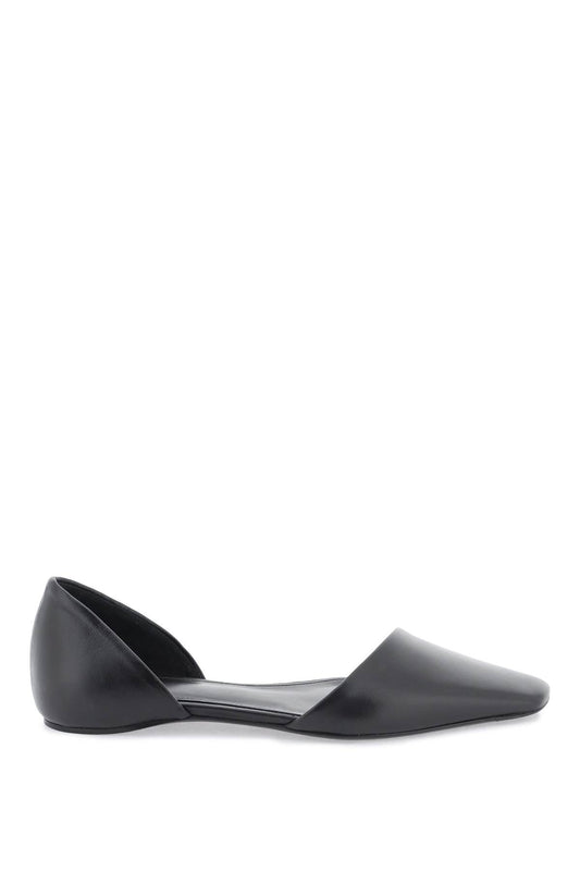 The Asymmetric D'orsay Ballet Flats  - Black