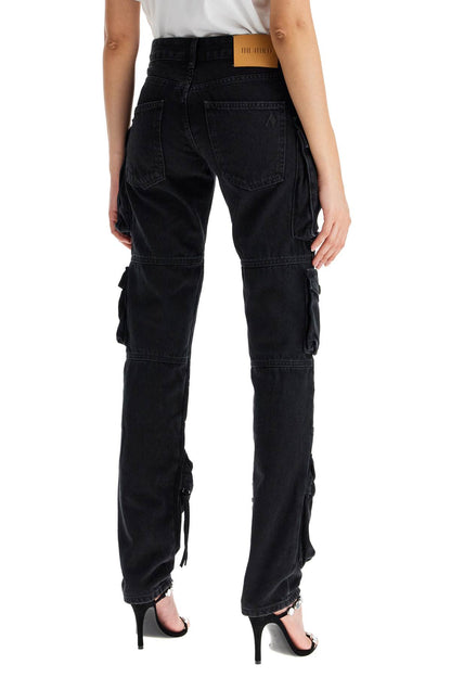 Essie Flared Cargo Pants  - Black