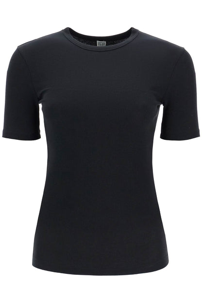 Classic Rib Tee  - Black